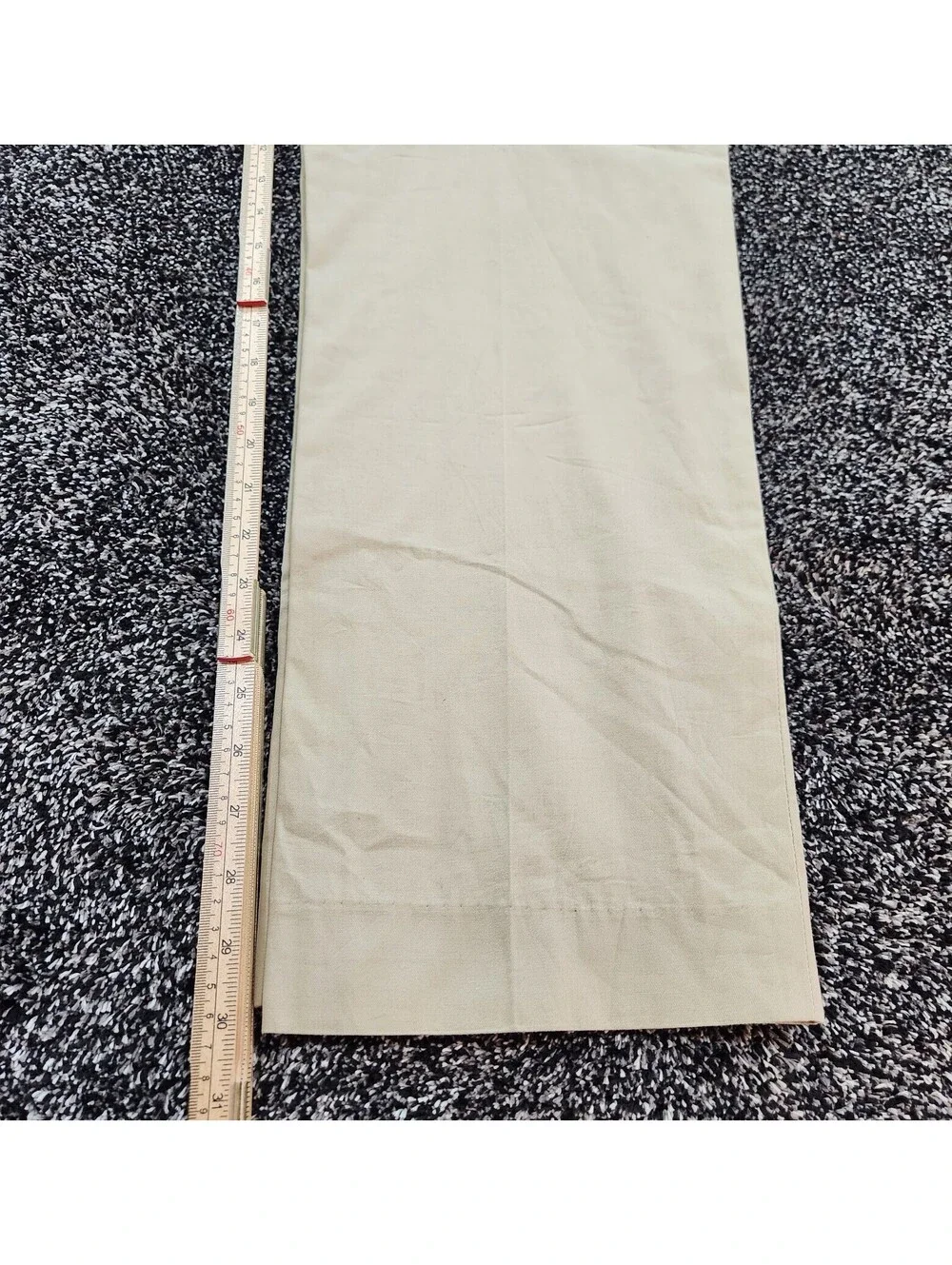 J.Crew Thompson Mens 34x32 Beige Khaki Chinos Cotton Blend Stretch Dress Pants